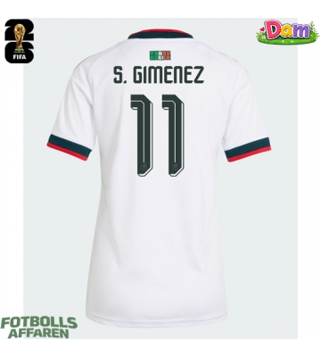 Mexiko Santiago Gimenez #11 Bortatröja Kvinnor VM 2026 Kortärmad